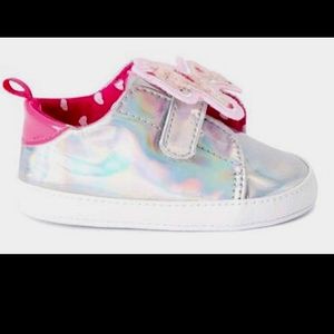 Unicorn Baby Iridescent Soft Bottom Crib Shoes NWTs